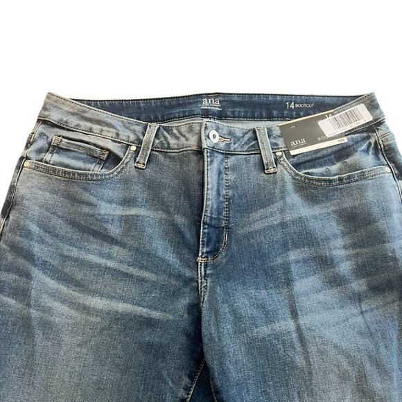 Women's NWT a.n.a Vintage High Rise Bootcut Jean Size 14 - Picture 3 of 5